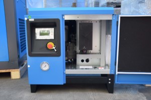 Máy nén mini một pha 220V/380V 5.5KW 7.5HP Máy nén khí trục vít PM vsd - Product Image 3