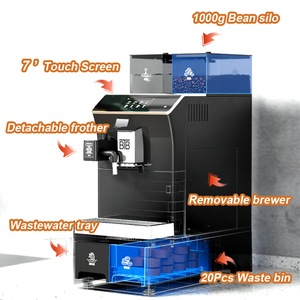 Máquina de Café Profesional Totalmente Automática de Grano a Taza con Refrigerador de Leche, Pantalla Táctil Inteligente para Uso Comercial y de Oficina - Product Image 3