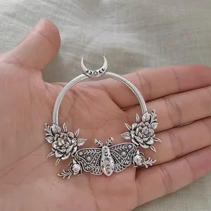 Pinza para <span class=keywords><strong>el</strong></span> pelo de bruja con diseño floral oculto para mujer, accesorio mágico único para <span class=keywords><strong>el</strong></span> <span class=keywords><strong>cabello</strong></span>, regalo para <span class=keywords><strong>el</strong></span> Día de la Madre - Product Image 4