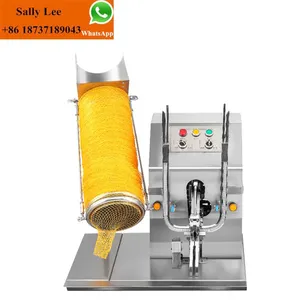 Mexico special used electric Sealing Clipping Clippers Machine For garlic orange mesh plastic bags