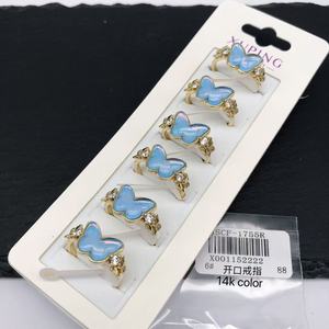 आकर्षक ओपन-रिंग गहने 14k सोने और क्रिसमस के लिए महिलाओं के लिए उपहार के रूप में 18k सोने और 18k सोने में उपलब्ध है। - Product Image 4