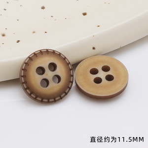2024 Bốn Mắt Nhỏ Nút Gỗ Nhựa Khuôn Mẫu Thời Trang Nút Cho Áo Len Dệt Kim Áo Sơ Mi Phù Hợp Với Với Thanh Lịch Mô Hình Nhựa - Product Image 5