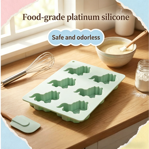 Silicone ijsblokjesvorm met paardenfiguur, multifunctionele chocoladecakevorm, BPA-vrij, herbruikbaar, draagbaar keuken gadget, DIY bakken - Product Image 2
