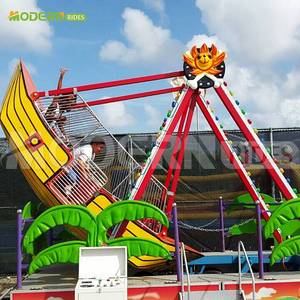 Mini Barco Vikingo Montado en Remolque, Pequeño Barco Pirata con Remolque, Atracciones Portátiles - Product Image 2