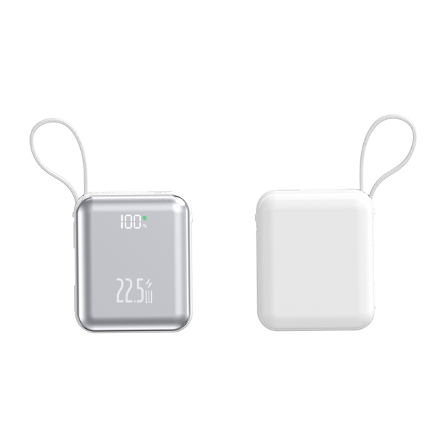 Universal Fast Charging 10000/20000mAh 15W/22.5W PD QC Wireless Power Bank with LED Display Includes Cables-Promotional Gift