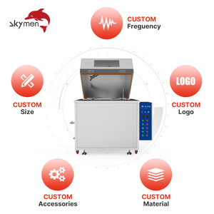 Macchina di Lavaggio a Spruzzo Skymen Personalizzata per Componenti Industriali con Cestello Rotante e Ciclo di Lavaggio Automatico per Testate di Motori e Ricambi Auto - Product Image 4