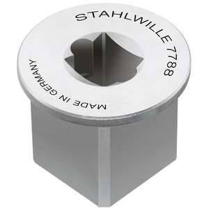 STAHLWILLE - 58521088 Square drive <b>adaptor</b> inside 3/8'' outside 3/4'' - EAN 4018754155545 TORQUE CONTROL ACCESSORIES - Product Image 1