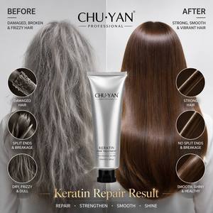 Tinte Permanente para Cabello con Queratina para Cabello Dañado - Fórmula Anti-Rotura - Color de Cabello Profesional para Salón Chuyan - Product Image 3