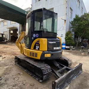 Miniexcavadora Hidráulica Usada de Alta Calidad Komatsu PC50, Modelo 2021, Original de Japón, con Motor PLC, Caja de Cambios, Bomba de Engranajes y Motor - Product Image 1
