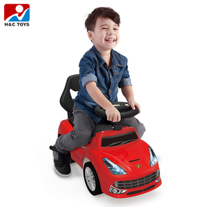 Bambini che giocano a <span class=keywords><strong>happy</strong></span> ride on cars con luce e musica all'aperto push scorrevole ride on vehicle toy ride on car - Product Image 2