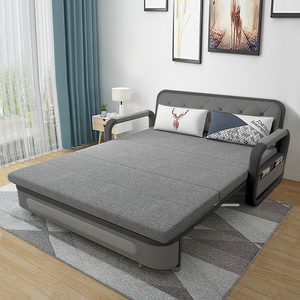 Hiện đại gấp <span class=keywords><strong>Sofa</strong></span> giường chuyển đổi đồ nội thất phòng khách với Vải bọc và khung kim loại cho nhà hoặc căn hộ - Product Image 4