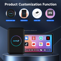 Adaptateur CarPlay sans fil Carlinkit Tbox 32 Go 512 Go, système Android, YouTube, vidéo, TV, boîte intelligente AI, USB, pour voiture.