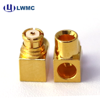 Conector SMP Hembra en Ángulo Recto de Alto Rendimiento y Bajo Costo, con Buen Rendimiento de Blindaje Industrial y Resistencia a la Corrosión, para Cable de .085