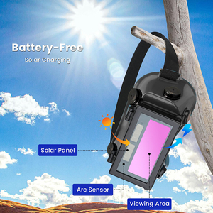 Casque de soudage solaire à obscurcissement automatique True Color / Lunettes de soudeur / Casque de protection contre l'arc électrique pour le soudage / Équipement - Product Image 5