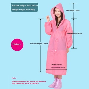 Imperméable long et épais unisexe pour activités de plein air, randonnée, en EVA, non jetable, style deux pièces, <span class=keywords><strong>achat</strong></span> en gros - Product Image 2