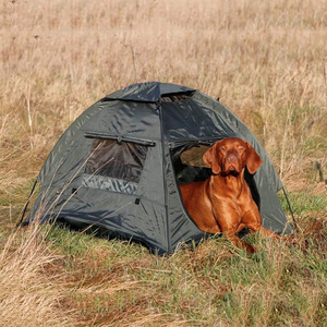 Venta al por mayor tienda grande para perros tienda de viaje portátil plegable Oxford al aire libre tienda de campaña para mascotas con cierre de cremallera para perros grandes - Product Image 1