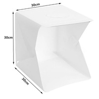 Table de photographie pour natures mortes 20x30x40cm en PVC, mini studio portable, boîte à lumière pliable, kit d'éclairage pour photographie