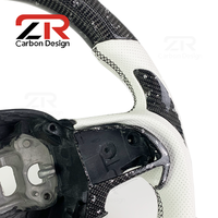 Volant personnalisé en cuir et fibre de carbone pour Chrysler 300 300C 300 R/T SRT Dodge Charger Challenger Sport Car Interior