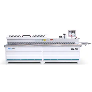 automatic mdf pvc plywood edge banding machine edgebander 45 degree with pre milling trimmer for furniture cabinet door mdf