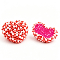 BESTAR Office Casual Snack Snoepgoed 12 stuks Knapperige smaak Hartvormige Gummy Crunchy Bead Coated Zachte Snoepjes Zoete Traktatie