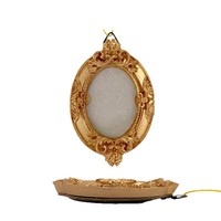 Décoration de Noël créative en résine, pendentif pour la maison, mini cadre photo pour placer des photos, accessoires de porte-clés mural
