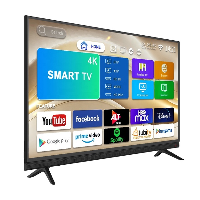 Barato 70 Pulgadas 4k Qled TV Webos 2k Smart TV 32 43 50 55 60 65 Pulgadas 4k 8k Android Televisores Inteligentes