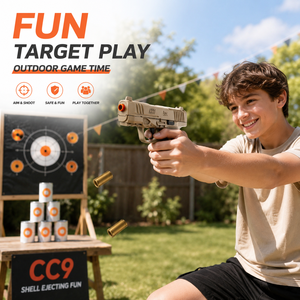 En gros CC9 Motion Case Flip Soft Dart Play Set Black Tan Shell Ejecting Toy pour enfants, <span class=keywords><strong>jeu</strong></span> <span class=keywords><strong>de</strong></span> cible - Product Image 4
