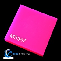 Feuille acrylique PMMA transparente écologique Ning E-Plastics, couleur personnalisée pour la décoration, avec service de découpe et épaisseur sur mesure