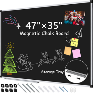 <span class=keywords><strong>Tableau</strong></span> magnétique sans cadre pour mur, <span class=keywords><strong>tableau</strong></span> <span class=keywords><strong>noir</strong></span> moderne autocollant pour la maison, <span class=keywords><strong>tableau</strong></span> de messages, <span class=keywords><strong>tableau</strong></span> d'apprentissage scolaire, <span class=keywords><strong>tableau</strong></span> de mémos - Product Image 3