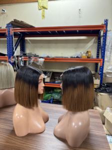 Usine de perruques en cheveux humains vietnamiens, perruque en dentelle frontale 100% cheveux naturels Remy pour femmes, vente en gros, exportation - Product Image 2