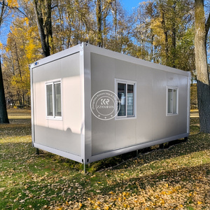 บ้านคอนเทนเนอร์พับได้20FT สำหรับขายบ้านภาชนะพร้อมส่งดีไซน์แบบแยกส่วนบ้านสำเร็จรูป - Product Image 3