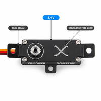 XQ-POWER XQ-S2210F Servo numérique haute tension 8,4 V, moteur sans noyau mince de 10 mm, engrenage en acier inoxydable 0,11 s pour avion RC et planeur