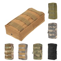 Petite pochette utilitaire à fermeture éclair, sac d'accessoires pour système MOLLE, sac banane EDC, sac de rangement suspendu pour extérieur