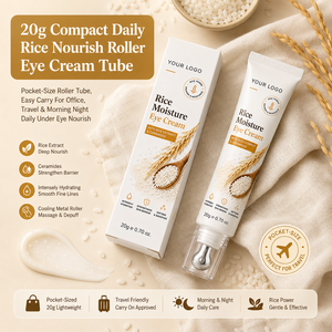 Crema Contorno de Ojos Refrescante con Rodillo Metálico, Nutre los Ojos Cansados, Retiene la Humedad, Reduce las Arrugas, con Extracto de Arroz y Ceramida - Product Image 3