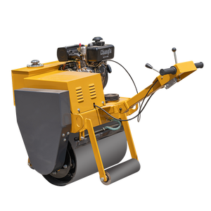 Compacteur à rouleaux vibrants à tambour unique 325kg Mini rouleau de route compact à main - Product Image 2