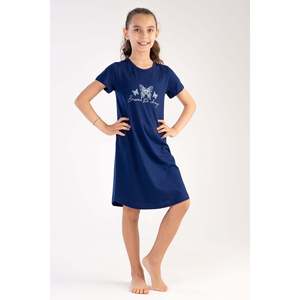Girls' Oval Tunic Dress Short-Sleeve with Collar Size <b>Range</b> 3-4/9-10 - Product Image 4