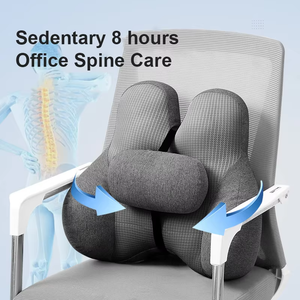 Protection ergonomique de la taille personnalisée vertèbre cervicale soulagement de la <span class=keywords><strong>douleur</strong></span> élastique correcteur assis siège de bureau sédentaire <span class=keywords><strong>coussin</strong></span> <span class=keywords><strong>lombaire</strong></span> - Product Image 3
