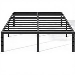 Wholesale Queen Size Metal <b>Bed</b> <b>Frame</b>, 16" Heavy-Duty <b>Platform</b> <b>Bed</b> with Storage, Easy Assembly, No Box Spring - Product Image 1