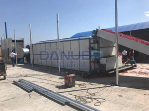 Ligne de production de sécheuse à bande continue à mailles pour économiser l'énergie, pour le séchage des noix, machine de séchage des noix - Product Image 2