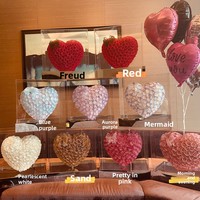 Hadiah Bunga Awet Gaya Baru untuk Mengungkapkan Cinta kepada Pacar, Mawar 3D Bentuk Hati Berkilauan Mewah untuk Dekorasi Pernikahan