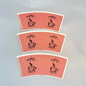 พัดลมถ้วยกระดาษเคลือบ PE 150 320 GSM แบบใช้แล้วทิ้งพิมพ์ได้ตามต้องการ - Product Image 4