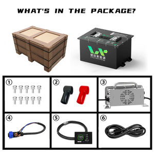 BSLBATT 72V 48V 36V 105AH 200AH 230Ah 300AH литиевая батарея LiFePO4 для электрических тележек для гольфа с быстрым зарядным устройством - Product Image 3