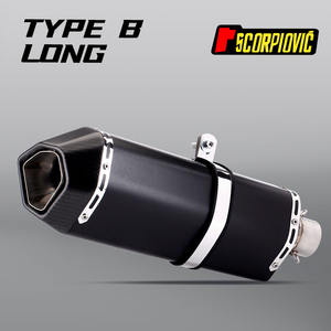 Échappement <span class=keywords><strong>Remus</strong></span> universel 51MM pour NINJA400 Z900 R1 gst 300 CBR650 ZX10R section arrière modifiée tuyau de liaison - Product Image 2