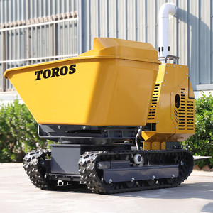 Remorque à benne hydraulique TOROS de petite taille avec fonction de levage et de rotation, adaptée aux chantiers de construction étroits. - Product Image 2