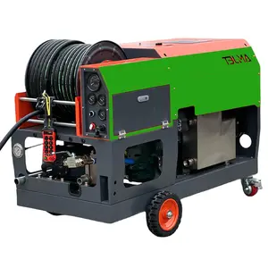 AMJET62HP 2900psi Equipped with Sewer jetting Hose Wireless Remote Control Sewer Cleaning Machine pipe cleaning machine