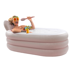 Baignoire de <span class=keywords><strong>spa</strong></span> d'intérieur et d'extérieur en plastique PVC pour adultes baignoire <span class=keywords><strong>gonflable</strong></span> portable pliable avec appui-tête - Product Image 2