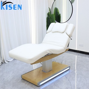 KISEN New Design Comfortable Electric Salon Massage <b>Bed</b> Beauty Salon Electric Cosmetic Facial Spa <b>Lash</b> Massage Treatment <b>Table</b> - Product Image 1