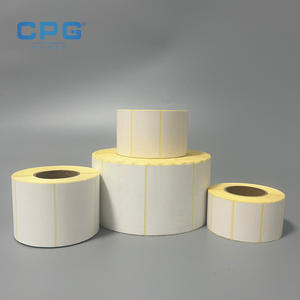 Étiquettes d'expédition thermiques directes à haute adhérence imprimées sur mesure, imperméables, 4x6 pouces, pour cartons et colis, pour le commerce électronique et l'extérieur - Product Image 1