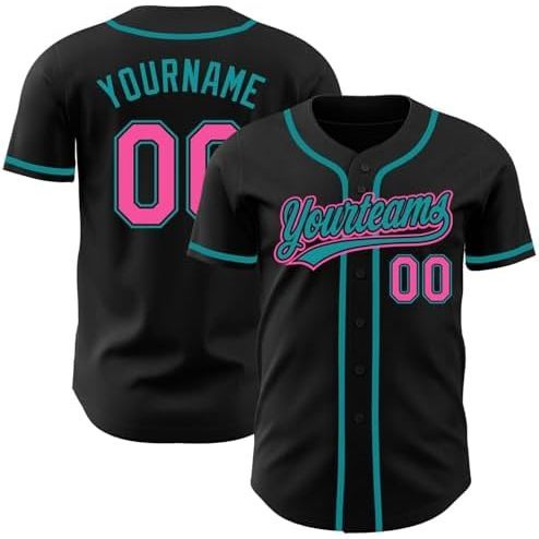 Noir et rose, turquoise et vert