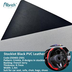 Pelle Sintetica PVC Goffrata Effetto Stropicciato per Interni Auto, Nuovi Arrivi, Fogli di Ecopelle Elasticizzata per Tappezzeria e Borse 250402-2501 - Product Image 1